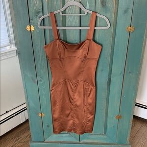 Reiss Chocolate Brown Dress